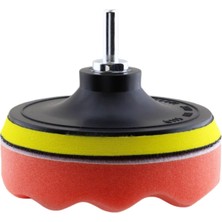 Glaswen Oto Araç Araba Pasta Cila Polisaj Yumurta Ped + 115 mm Taban + Matkap Adaptörü Parlatıc�