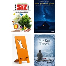 Pusula Yayınevi Çaresiz Değilsiniz Çare Sizsiniz - A. Cem Keçe + Kuzey Işıklarının Şarkısı + Telefon Tutucu + Bir Kar Tanesi