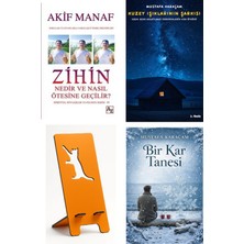 Az Kitap Zihin Nedir ve Nasıl Ötesine Geçilir? - Akif Manaf + Kuzey Işıklarının Şarkısı + Telefon Tutucu + Bir Kar Tanesi