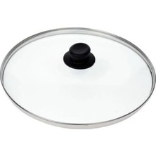 AyrStore Tava ve Tencere Için Isıya Dayanıklı 30 cm Cam Kapak Tencere Tava Kapağı Tutma Başlığı Dah