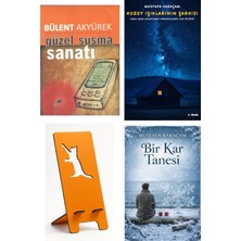 C4 Kitap Güzel Susma Sanatı - Bülent Akyürek + Kuzey Işıklarının Şarkısı + Telefon Tutucu + Bir Kar Tanesi