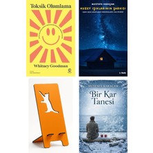 Nova Kitap Toksik Olumlama: Mutlu Olmakla Kafayı Bozmuş Bi... - Whitney Goodman + Kuzey Işıklarının Şarkısı + Telefon Tutucu + Bir Kar Tanesi