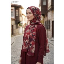 Sharell Soft Pamuk Şal (Bordo Serisi) 245-117