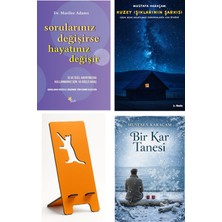 Beyaz Yayınları Sorularınız Değişirse Hayatınız Değişir - Marilee G. Adams + Kuzey Işıklarının Şarkısı + Telefon Tutucu + Bir Kar Tanesi