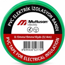 Mutlusan 5 Ad Yeşil Pvc Elektrik Izolasyon Bandı