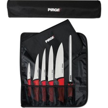 AyrStore Pirge Duo Çantalı 6'li Bıçak Seti