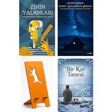 Destek Yayınları Zihin Yalanları - Cem Özüak + Kuzey Işıklarının Şarkısı + Telefon Tutucu + Bir Kar Tanesi