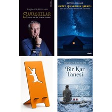Karina Yayınevi Savaşçılar Yaraları ile Gurur Duyar - Engin Erarslan + Kuzey Işıklarının Şarkısı + Telefon Tutucu + Bir Kar Tanesi