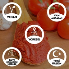 Egeye Dönüş Yöresel Ev Yapımı Domates Salçası Cam Kavanoz- 1 Kg. (Geleneksel Yöntemlerle Ü