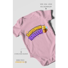 Morivo Kids Dayısının Ballısı Kısa Kollu Bebek Body %100 Pamuk