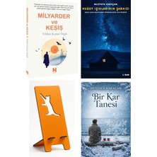 Nepal Kitap Milyarder ve Keşiş - Vibhor Kumar Singh + Kuzey Işıklarının Şarkısı + Telefon Tutucu + Bir Kar Tanesi