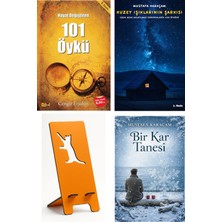 Tutku Yayınevi Hayatı Değiştiren 101 Öykü - Cengiz Erşahin + Kuzey Işıklarının Şarkısı + Telefon Tutucu + Bir Kar Tanesi