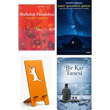 Kitap Yayınevi Mutluluk Paradoksu - Ziyad Marar + Kuzey Işıklarının Şarkısı + Telefon Tutucu + Bir Kar Tanesi
