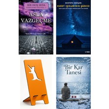 Karina Yayınevi Asla Vazgeçme - Bir Hoş Seda Aydınlanma Yolunda 1 - Kadir Tuğtekin Ok + Kuzey Işıklarının Şarkısı + Telefon Tutucu + Bir Kar Tanesi
