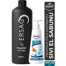 Ersağ Aparatlı Propolisli Sıvı El Sabunu 1000 ml x 250 ml