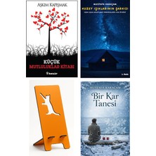 İnkılap Kitabevi Küçük Mutluluklar Kitabı - Aşkım Kapışmak + Kuzey Işıklarının Şarkısı + Telefon Tutucu + Bir Kar Tanesi