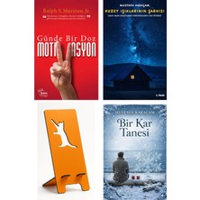 Koton Kitap Günde Bir Doz Motivasyon - Ralph S.marston + Kuzey Işıklarının Şarkısı + Telefon Tutucu + Bir Kar Tanesi