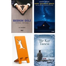 Gece Kitaplığı Beden Dili: Etkili Iletişim-Etkili Konuşma - Ali Özdemir + Kuzey Işıklarının Şarkısı + Telefon Tutucu + Bir Kar Tanesi