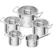 AyrStore Zwilling Twin Pro 18/10 Paslanmaz Çelik, 5 Parça Tencere Seti