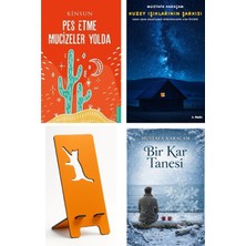 Destek Yayınları Pes Etme Mucizeler Yolda - Kinsun + Kuzey Işıklarının Şarkısı + Telefon Tutucu + Bir Kar Tanesi