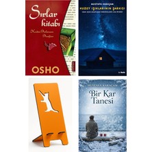 Omega Sırlar Kitabı - Kendini Anlamanın Anahtarı 2.kitap - Osho + Kuzey Işıklarının Şarkısı + Telefon Tutucu + Bir Kar Tanesi