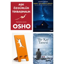 Butik Aşk Özgürlük Tekbaşınalık - Osho + Kuzey Işıklarının Şarkısı + Telefon Tutucu + Bir Kar Tanesi