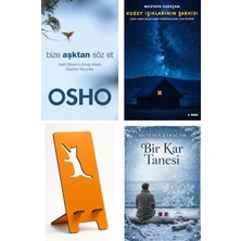 Butik Bize Aşktan Söz Et - Osho + Kuzey Işıklarının Şarkısı + Telefon Tutucu + Bir Kar Tanesi