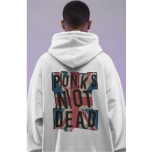 Sevbano Sex Pistols Rock Metal Müzik Grubu Sırt Baskılı Unisex Oversize Premium Hoodie