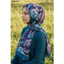 Moon Scarf Soft Pamuk Şal (Petrol Mavisi) 1040-119
