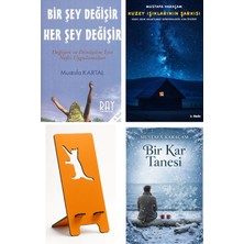 Ray Yayıncılık Bir Şey Değişir Her Şey Değişir - Mustafa Kartal + Kuzey Işıklarının Şarkısı + Telefon Tutucu + Bir Kar Tanesi