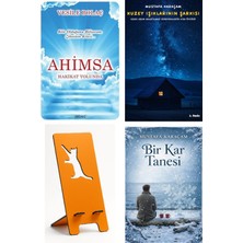 Arıtan Yayınevi Ahimsa-Hakikat Yolunda - Vesile Bolaç + Kuzey Işıklarının Şarkısı + Telefon Tutucu + Bir Kar Tanesi