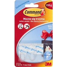 AyrStore 3m Command Küçük Boy Şeffaf Askı