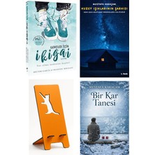 İndigo Kitap Gençler Için Ikigai - Francesc Miralles + Kuzey Işıklarının Şarkısı + Telefon Tutucu + Bir Kar Tanesi