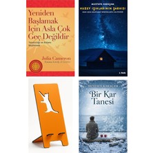 Butik Yeniden Başlamak Asla Çok Geç Değildir - Julia Cameron + Kuzey Işıklarının Şarkısı + Telefon Tutucu + Bir Kar Tanesi