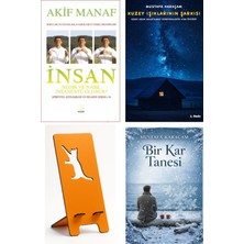 Paris Yayınları Insan Nedir ve Nasıl Insanüstü Olunur? - Akif Manaf + Kuzey Işıklarının Şarkısı + Telefon Tutucu + Bir Kar Tanesi