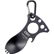 MiraLive Crkt 9100K Eat’n Tool Karabina Çok Fonksiyonlu Karabina Tornavida Lokma Açacak Çatal Kaşık