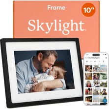SKYLİGHT Skylight 10 Inc Dijital Resim Çerçevesi - Dokunmatik - Telefon Kontrollü, Siyah