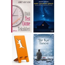 Gülhane Etkili Test Çözme Teknikleri - Ahmet Akay Azak + Kuzey Işıklarının Şarkısı + Telefon Tutucu + Bir Kar Tanesi
