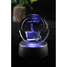 AyrStore Hediye Ofisi Küçük Prens Temalı Cam Küre Işıklı Standlı Sevgiliye