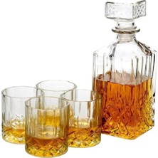 AyrStore Homeplaceeu Viski ve Şarap Dekantör Seti, 900 Ml, 4 Viski Bardağı, 230 Ml, Hediye Kutusunda