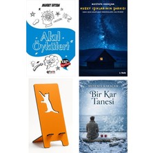 Zafer Yayınları Akıl Öyküleri - Selim Gündüzalp + Kuzey Işıklarının Şarkısı + Telefon Tutucu + Bir Kar Tanesi