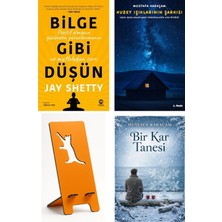 Nova Kitap Bilge Gibi Düşün: Pozitif Olmanın Gücünden Yara... - Jay Shetty + Kuzey Işıklarının Şarkısı + Telefon Tutucu + Bir Kar Tanesi