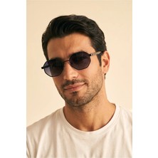 Chocolate Eyewear Uv 400 Koruma Polarize Metal Çerçeve Siyah Köşeli Güneş Gözlüğü