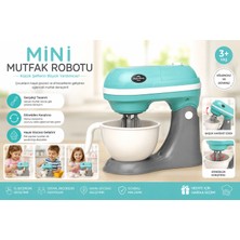 Mery Toys Merytoysmini Mutfak Robotu Mikser Oyuncağı | Döner Karıştırıcılı | Eğitici Rol Yapma Oyuncağı