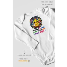 Morivo Kids Anneye Özel Uzun Kollu Bebek Body %100 Pamuk