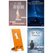 Başucu Yayınları Üç Iki Bir Deneme - Serkan Şengül + Kuzey Işıklarının Şarkısı + Telefon Tutucu + Bir Kar Tanesi