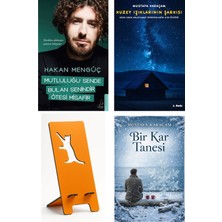 Destek Yayınları Mutluluğu Sende Bulan Senindir Ötesi Misafir - Hakan Mengüç + Kuzey Işıklarının Şarkısı + Telefon Tutucu + Bir Kar Tanesi