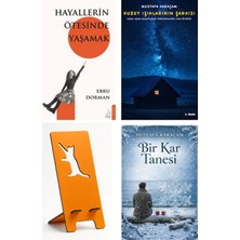 Destek Yayınları Hayallerin Ötesinde Yaşamak - Ebru Dorman + Kuzey Işıklarının Şarkısı + Telefon Tutucu + Bir Kar Tanesi