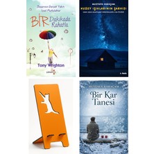 Yakamoz Yayınları Bir Dakikada Rahatla - Tony Wrighton + Kuzey Işıklarının Şarkısı + Telefon Tutucu + Bir Kar Tanesi