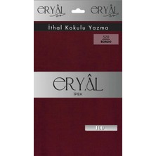 Eryal İpek Yazma Eryal Ipek Düz Renk Poşetli Oyalık Yazma 520 Bordo